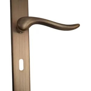 Maniglia per porta placca patent Amalfi bronzo yester Frosio Bortolo 29556 Populair